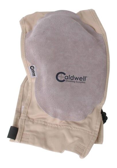 Caldwell 330110 Recoil Shield Super Mag Plus Tan Cloth w/Leather Pad