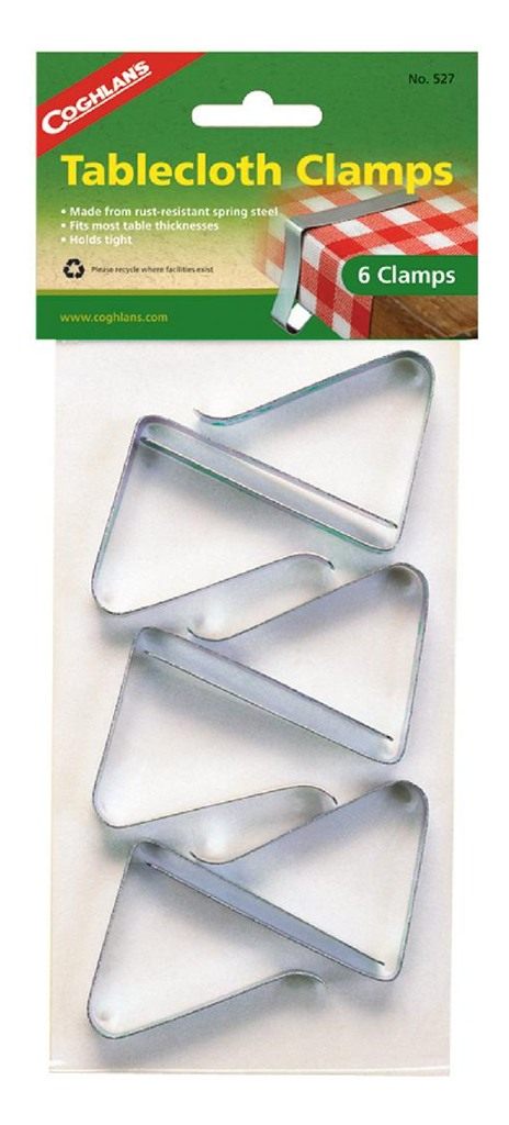 Coghlan's STL Table Cloth Clamps PKG/6