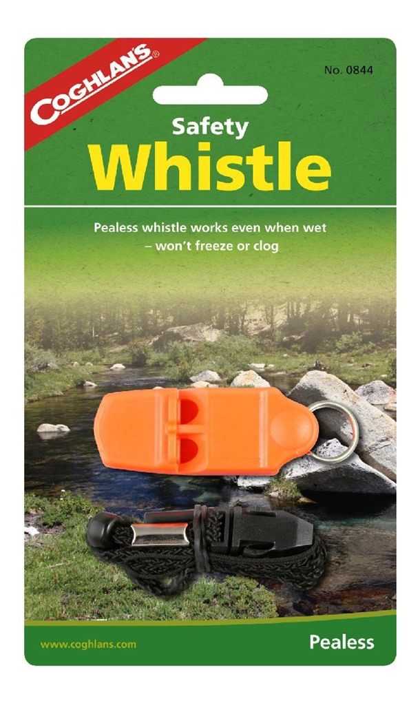 Coghlan's Pealess Safety Whistle (Works When WET WON't Freeze OR Clog)