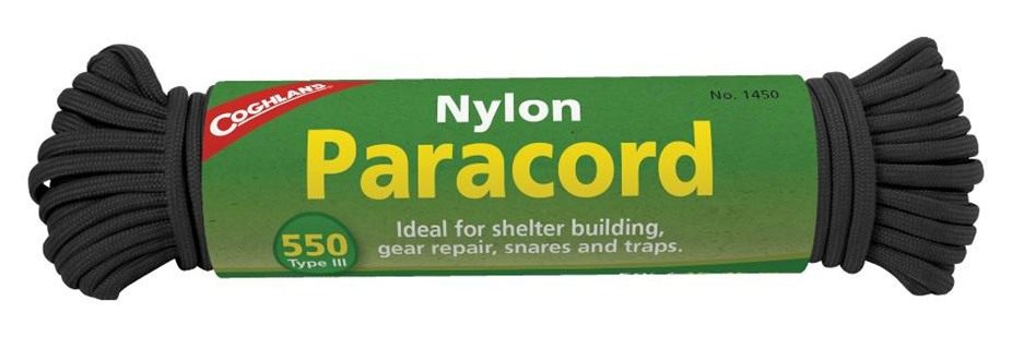 COGHLAN'S PARACORD 50' BLACK