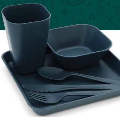 Coghlan's Solo Tableware SET (Comes With Plate/Bowl/Tumbler/Cutlery BAG)