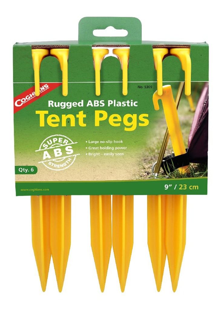 Coghlan's 9in ABS Plastic Tent PEG (6)