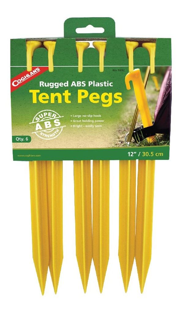 Coghlan's 12in ABS Plastic Tent PEG (6)