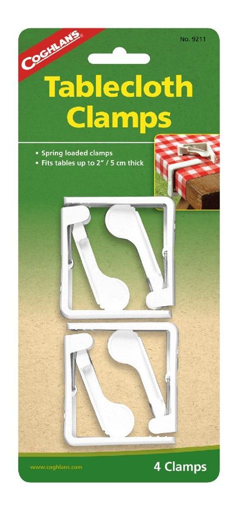 COGHLAN'S DELUXE TABLE CLOTH CLAMPS (4)