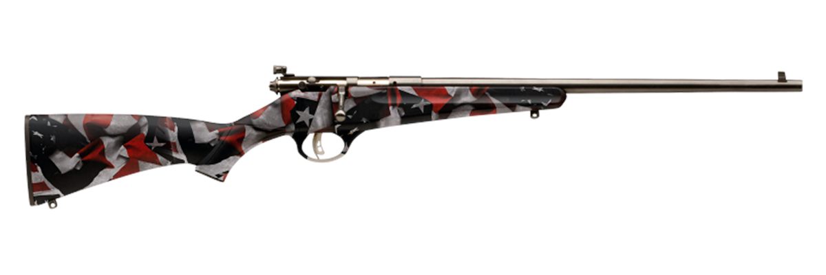 Savage Arms 13801 Rascal Youth 22 LR 1rd 16.13in Satin Black Sporter Barrel