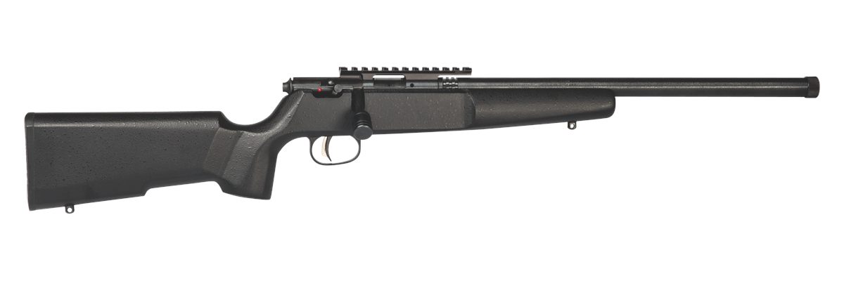 Savage Arms 13823 Rascal Target Youth 22 LR 1rd 16.12in Matte Black Threade