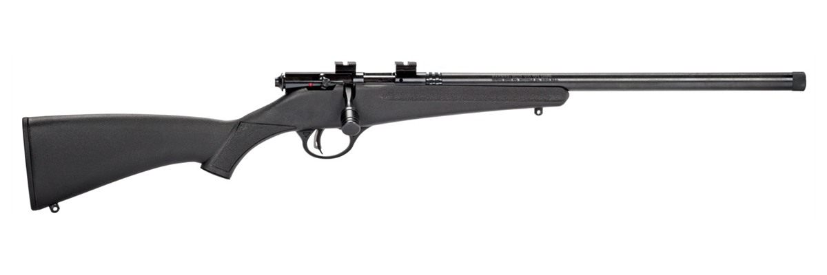 Savage Arms 13834 Rascal FLV-SR Youth 22 LR 1rd 16.12in Matte Blued Heavy B