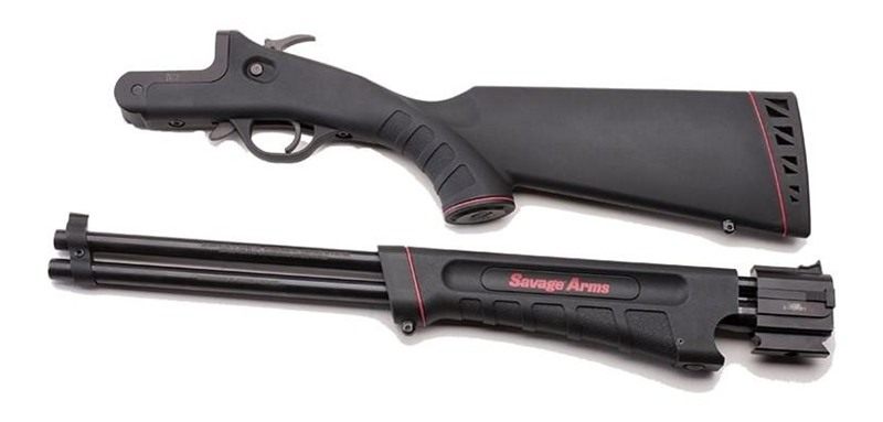 Savage Arms 22440 42 Takedown Full Size 22 LR/410 Gauge 1rd 20in Satin Blac view 2