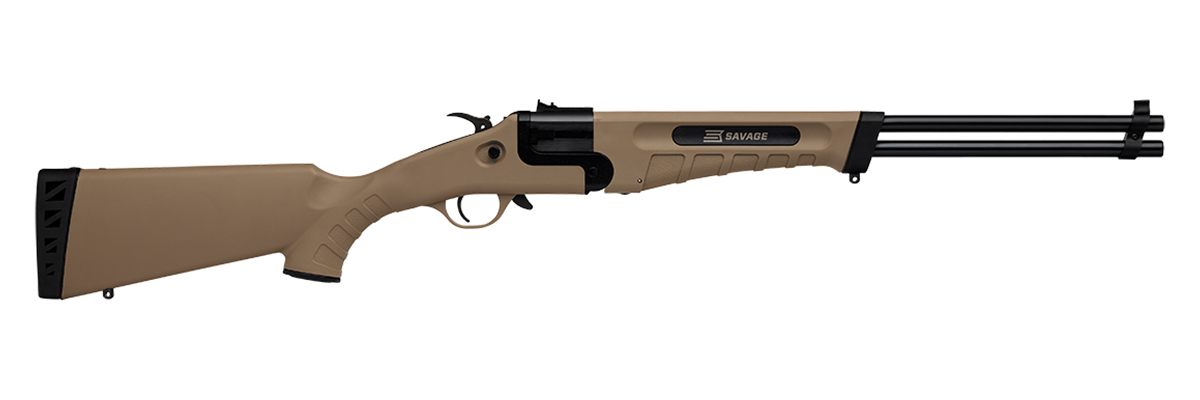 Savage Arms 23004 42 Takedown Full Size 22 LR/410 Gauge 1rd 20in Black Sati