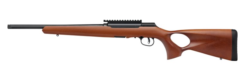 Savage Arms 47247 A Series Timber 22 LR 10+1 18in Black Threaded Barrel, Pi view 2