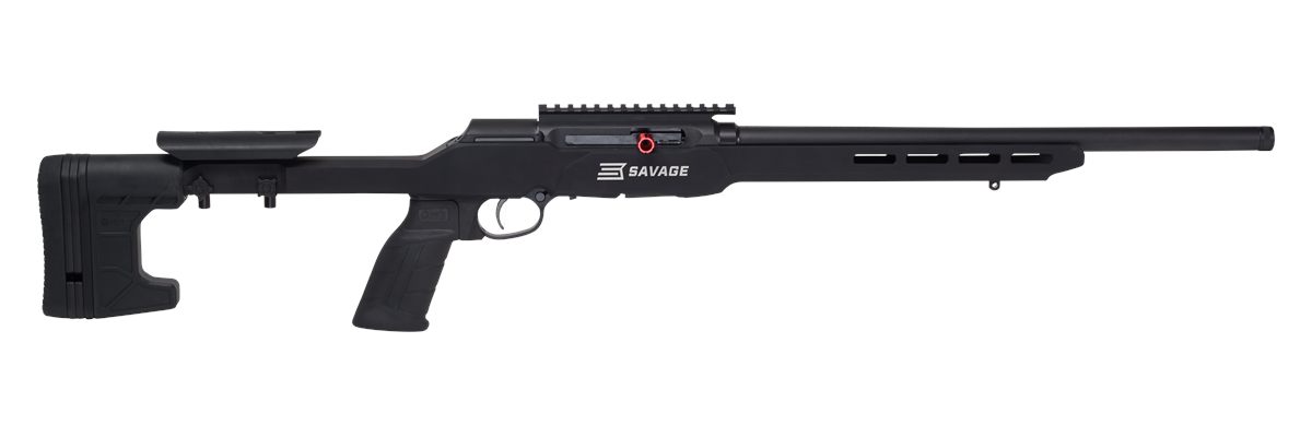 Savage Arms 47248 A22 Precision Full Size 22 LR 10+1 18in Matte Black Heavy