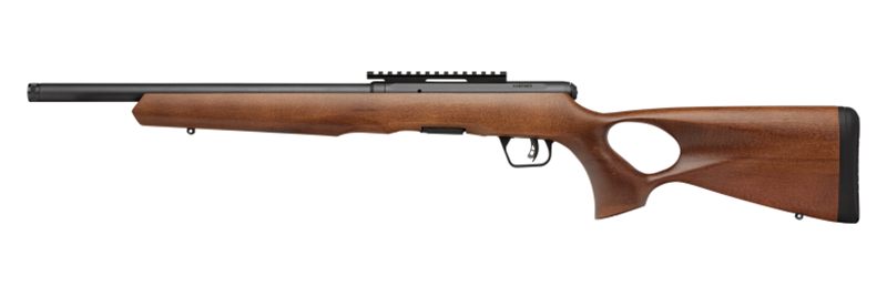 Savage Arms 70517 B Series Timber 22 WMR 10+1 16.50in Matte Black Threaded view 2