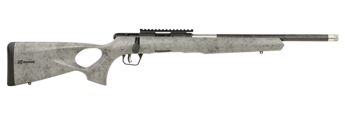 Savage Arms 70518 B Series TimberLite 22 WMR 10+1 18in Carbon Fiber Threade