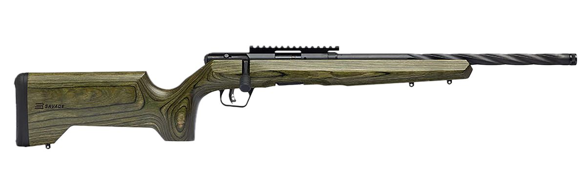 Savage Arms 70551 B Series Full Size 22 WMR 9+1 18in Matte Black Spiral Flu