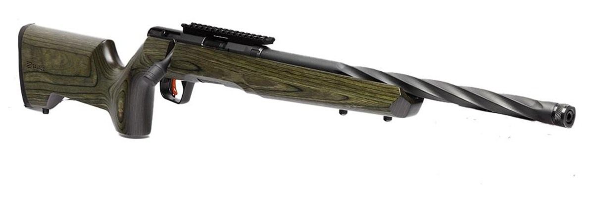 Savage Arms 70551 B Series Full Size 22 WMR 9+1 18in Matte Black Spiral Flu view 3