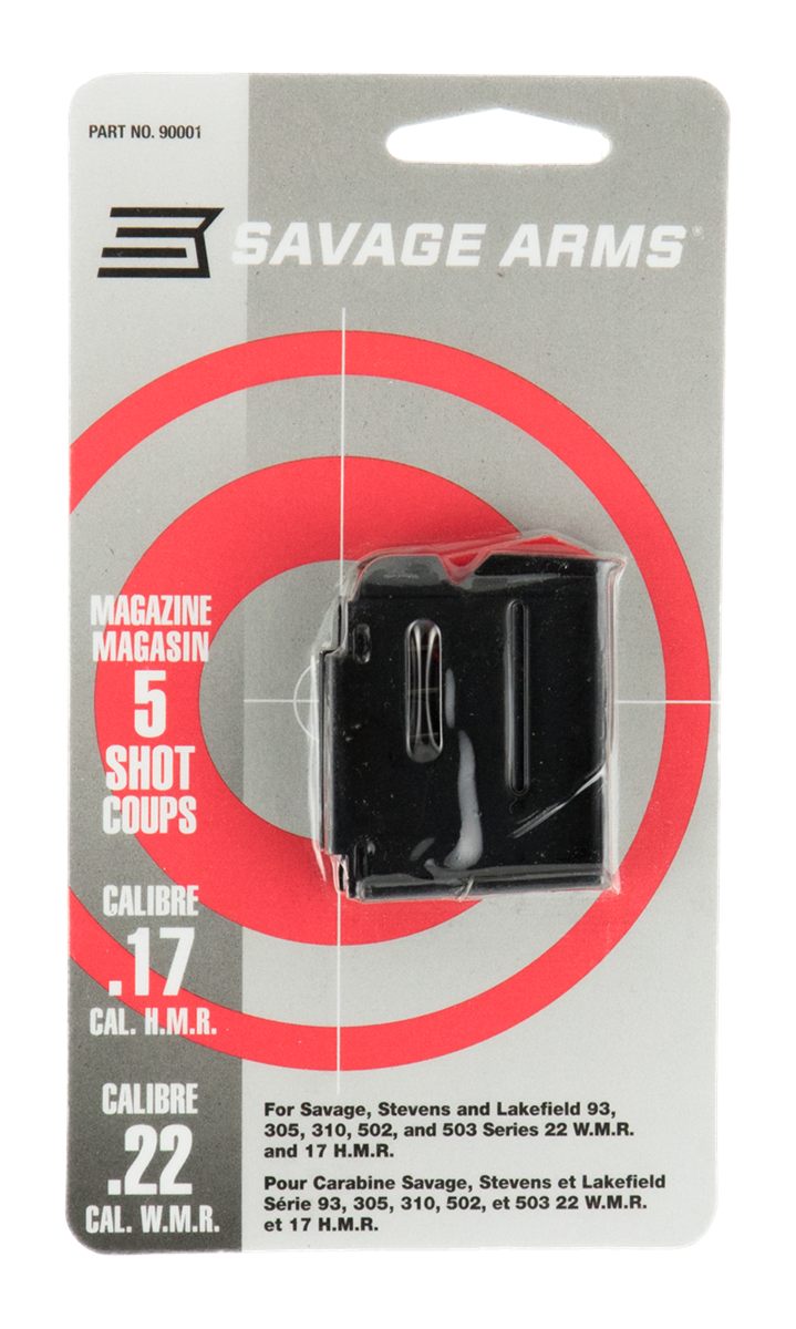 Savage Arms 93 Series Rifle Magazine .22 .17 HMR 5/rd Black