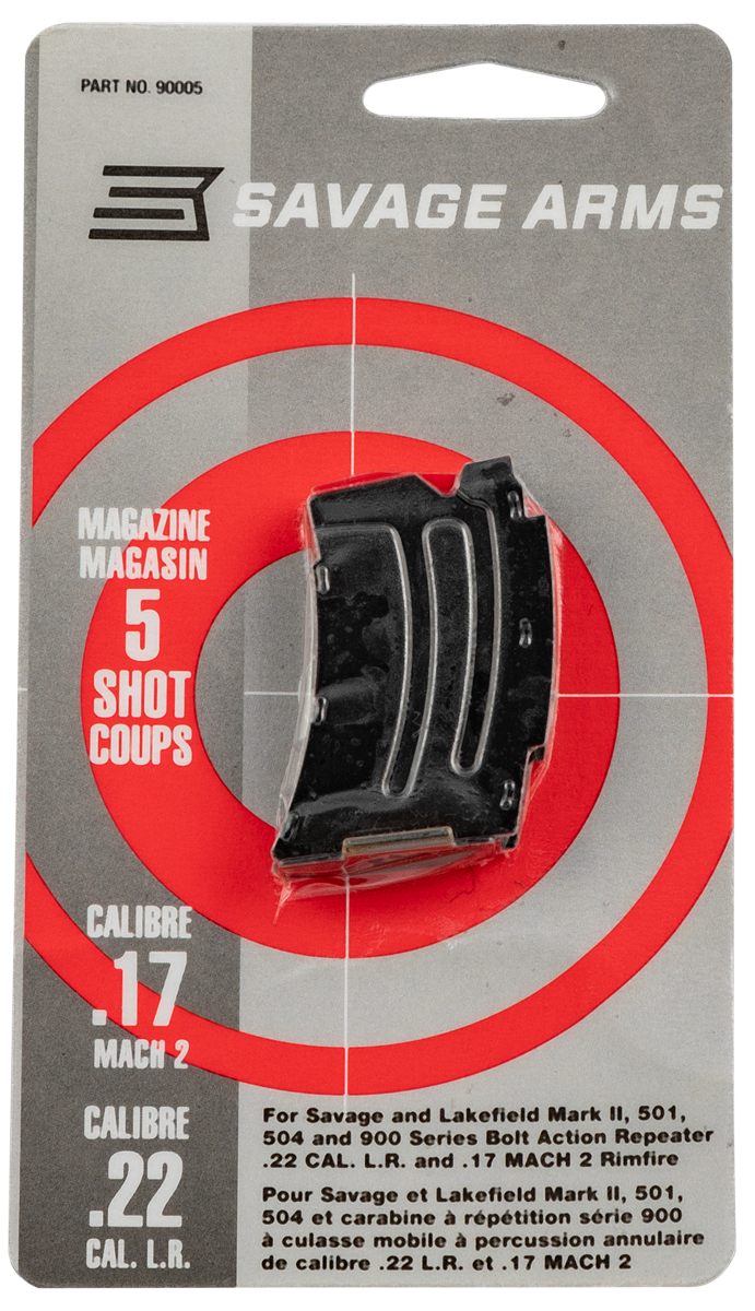 Savage Arms Mark II Series Rifle Magazine .22 LR / .17 Mach 2 5/rd Black