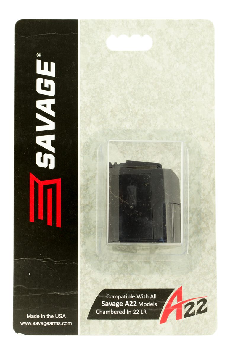 Savage Arms 90023 A22/B22 10rd Rotary 22 LR Fits Black Metal