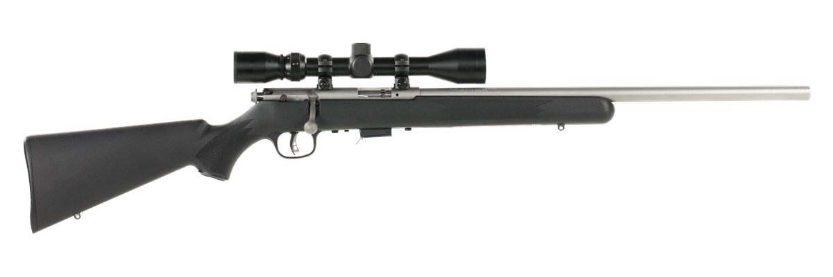 Savage Arms 95200 93 Fvss XP Full Size 22 WMR 5+1 21in Matte Stainless Heav