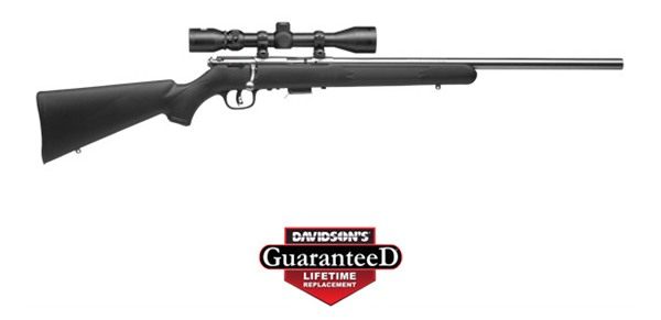 Savage Arms 95200 93 Fvss XP Full Size 22 WMR 5+1 21in Matte Stainless Heav view 2