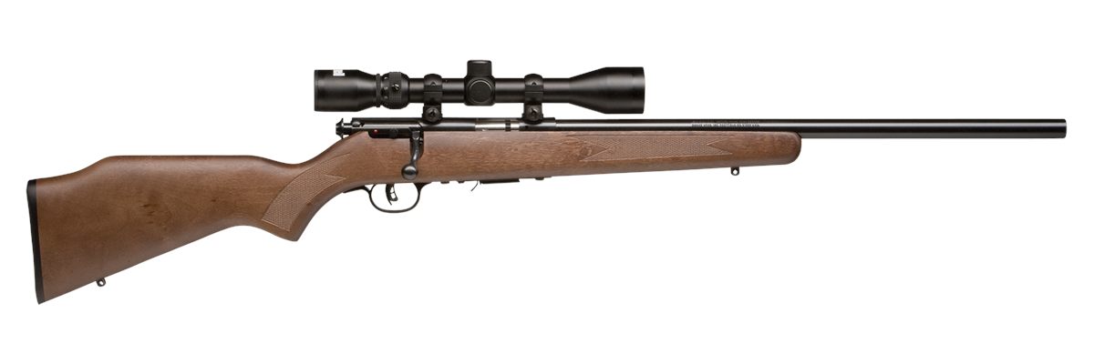 Savage Arms 96222 93R17 Gvxp w/Optic Full Size 17 HMR 5+1 21in Matte Black