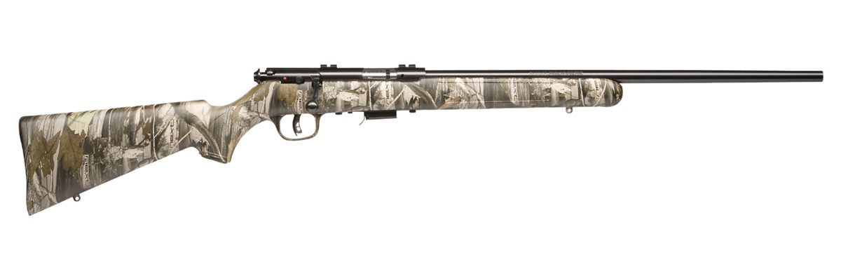 Savage Arms 96711 93R17 Camo Full Size 17 HMR 5+1 21in Matte Black Button R