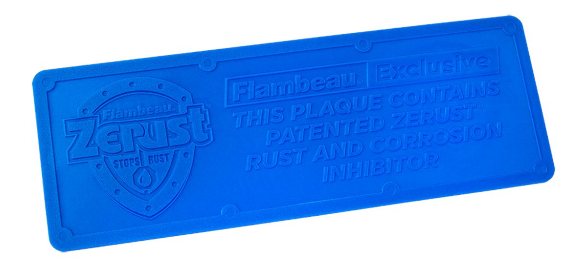 Flambeau Outdoors 6649ZR Zerust Plaque Protects Against Corrosion/Rust