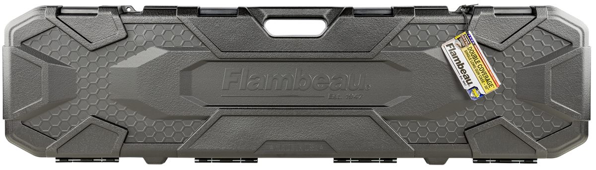 Flambeau Outdoors 5013SN Double Coverage Single Gun Case Black Polymer 50in