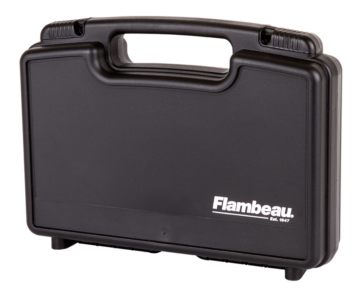 Flambeau Outdoors 6450SC Safe Shot Pistol Pack Case Black Polymer Holds Han