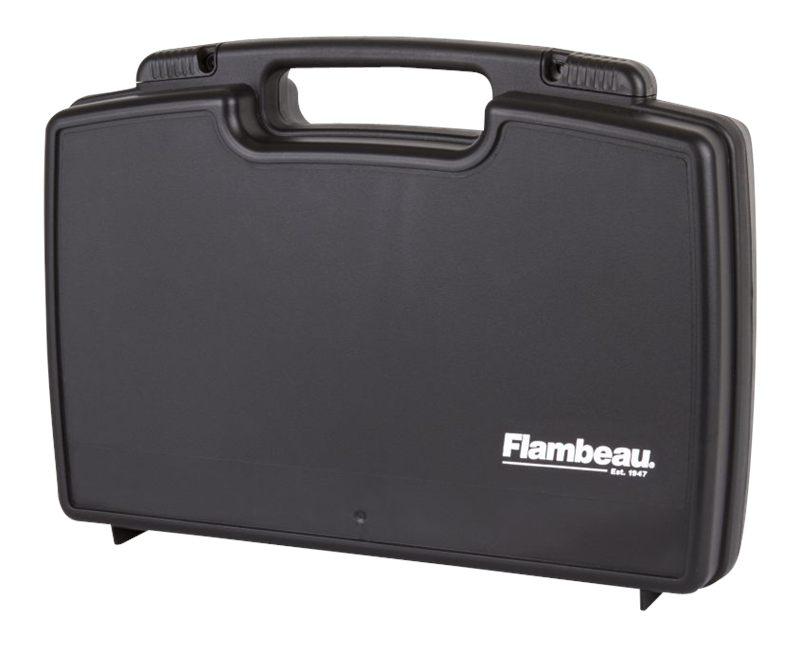 Flambeau Outdoors 6455SC Safe Shot Pistol Pack Case Black Polymer Holds 2