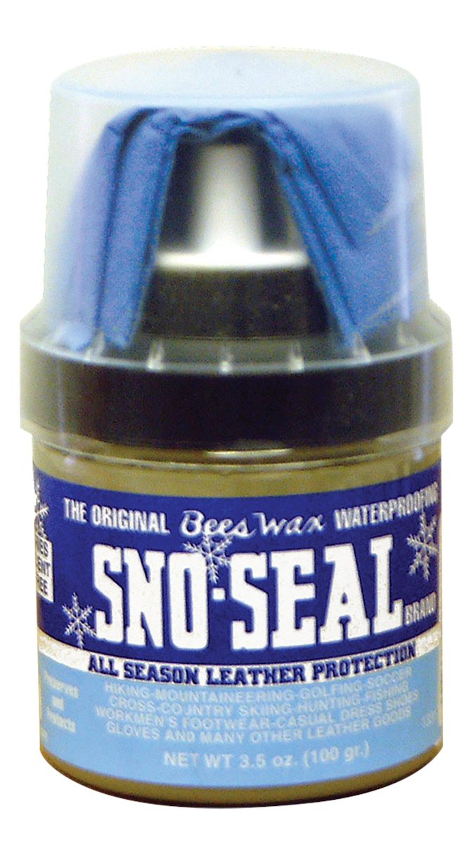 ATSKO SNO-SEAL BEESWAX LEATHER WATERPROOFING W/APPLICATOR 4OZ