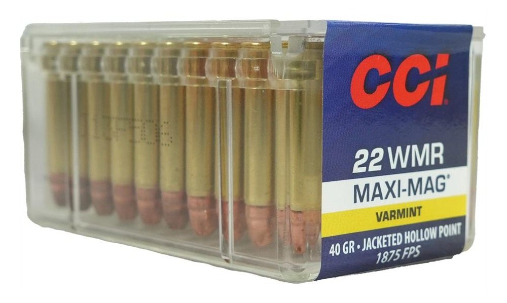 Cci 0024 Maxi-Mag Rimfire 22WMR 40gr Jacketed Hollow Point 50 Per Box/40 Ca view 3