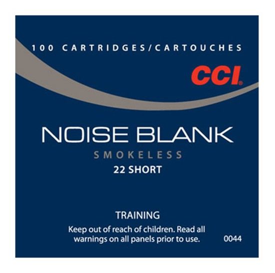 CCI 0044 Noise Blanks 22 Short 100 Per Box/50 Case view 2