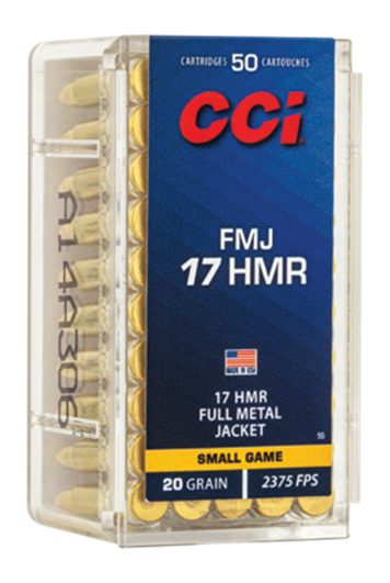 CCI 0055 Gamepoint Rimfire 17HMR 20gr Full Metal Jacket 50 Per Box/40 Case view 3