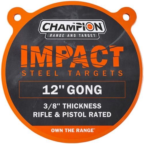 Champion Impact Steel Gong Target 12in Round