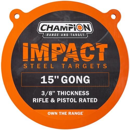 Champion Impact Steel Gong Target 15in Round