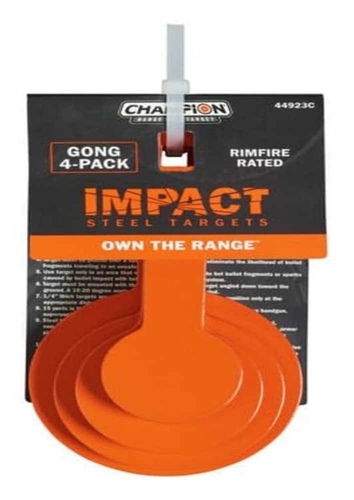 Champion Impact Steel TYL Targets for Range and Practice Shooting Made LR22 view 2
