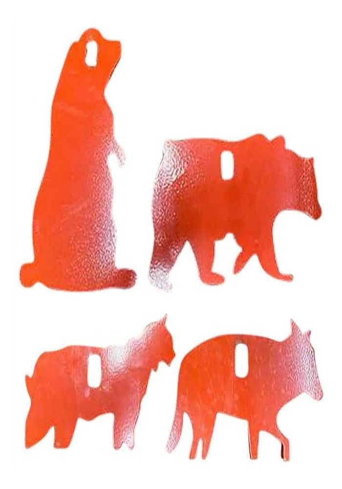 Champion Range and Target Impact Steel 4-Pack Animal for Practice Shooting view 2