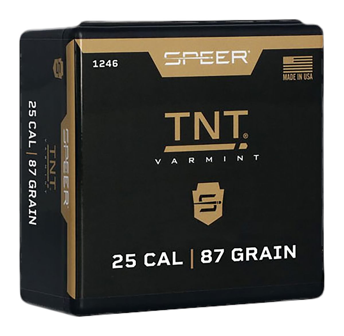 Speer 1246 TNT 25 Cal 87gr Jacketed Hollow Point 100 Per Box/5 Case