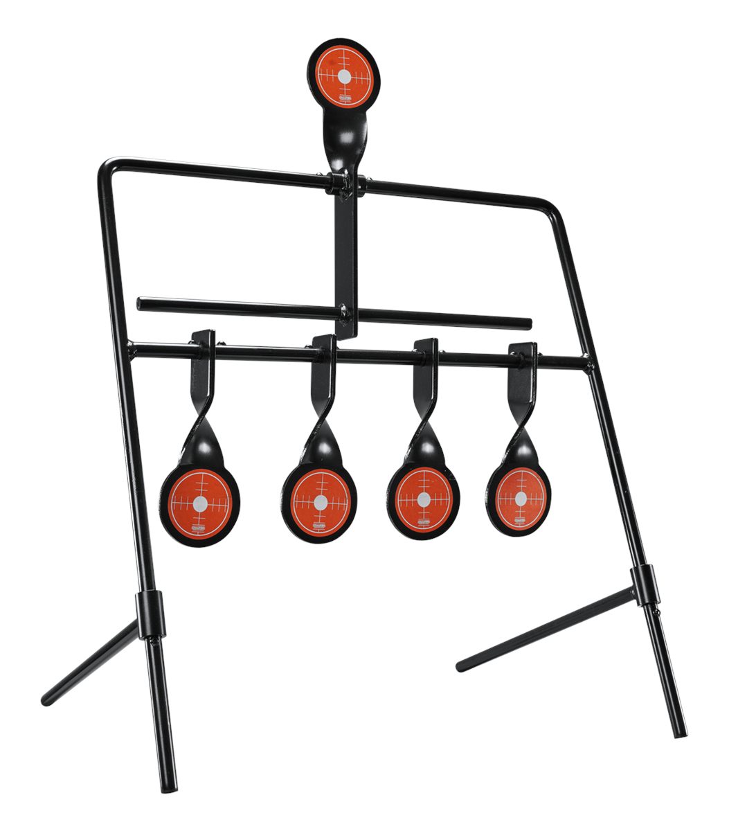 Champion Targets 40874 Gong Auto Reset Rimfire Black/Orange 6.83 lbs Standi