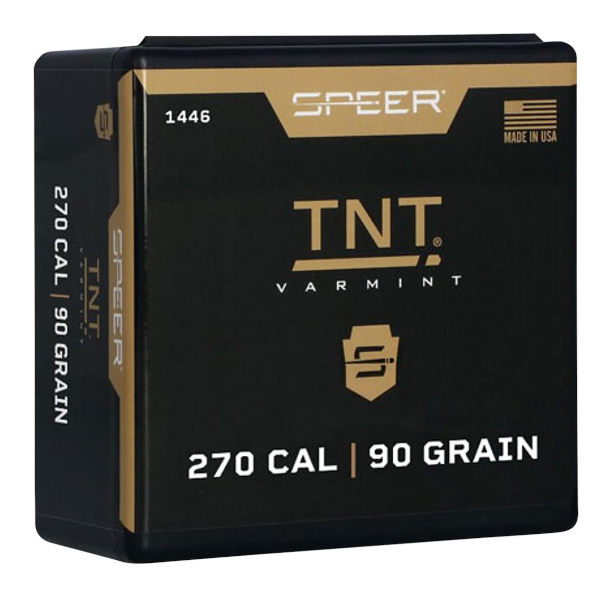 Speer 1446 TNT 270 Caliber .277 90 GR Hollow Point 100 Box