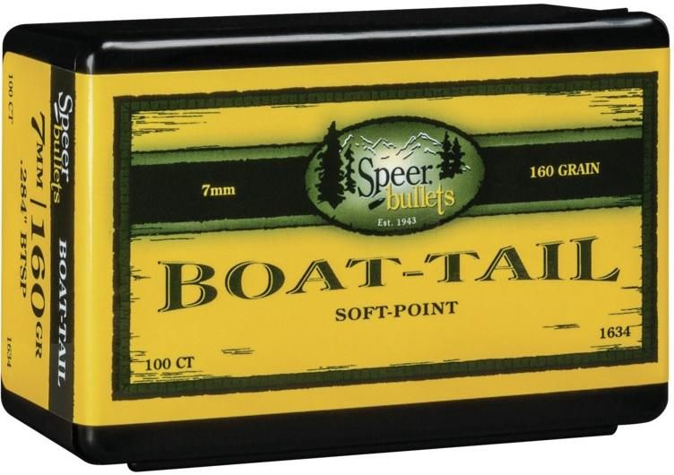SPEER BULLET 7MM .284 160GR BT RIFLE (100)