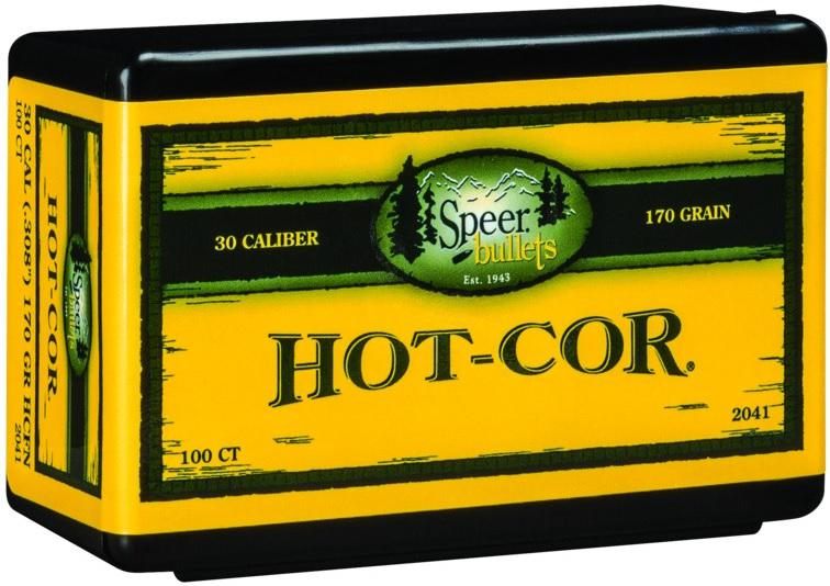 SPEER BULLET 30 CAL .308 170GR FN HOT-COR RIFLE (100)