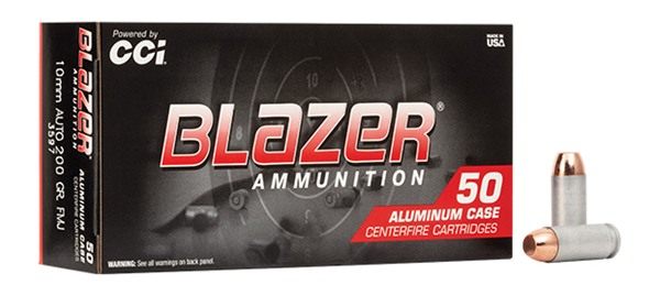 Cci 3597 Blazer Handgun 10mmAuto 200gr Total Metal Jacket 50 Per Box/20 Cas view 3