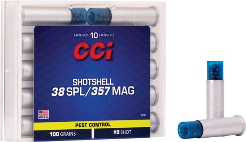 CCI Ammunition 3738 Pest Control Shotshell 38 Sp/357 Mag 100gr 9 10 Per Box view 4