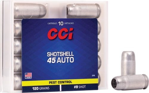 CCI Ammunition 3745 Pest Control Shotshell 45ACP 120gr 9 10 Per Box/20 Case view 4