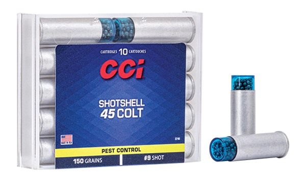 Cci 3746 Pest Control Shotshell 45 Colt 150gr 9 10 Per Box/20 Case view 2