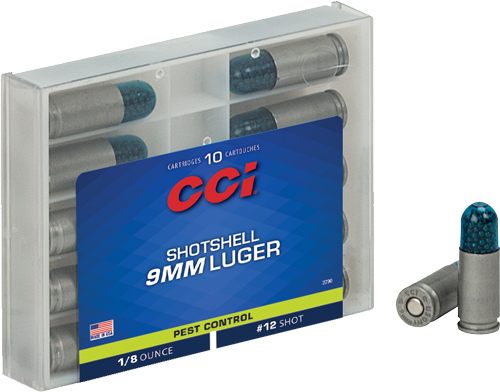 CCI Ammunition Pest Control Handgun Shotshells 9mm Luger 53 gr. 12 900 fps view 4