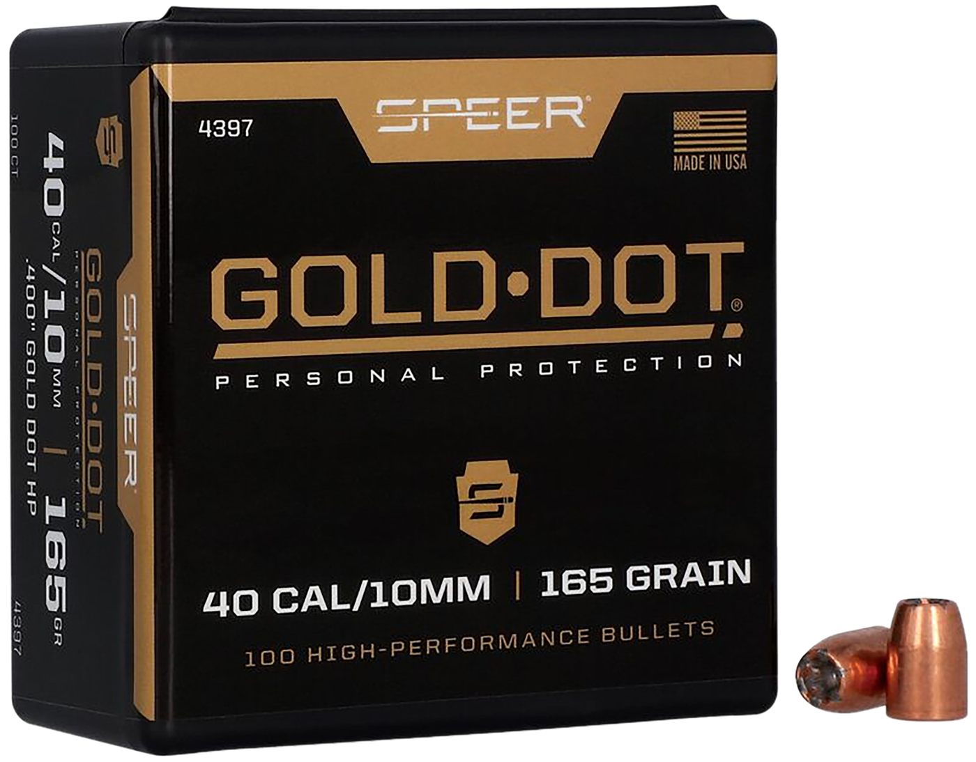 Speer Ammunition Gold Dot Personal Protection Handgun Bullets .40/10mm .400