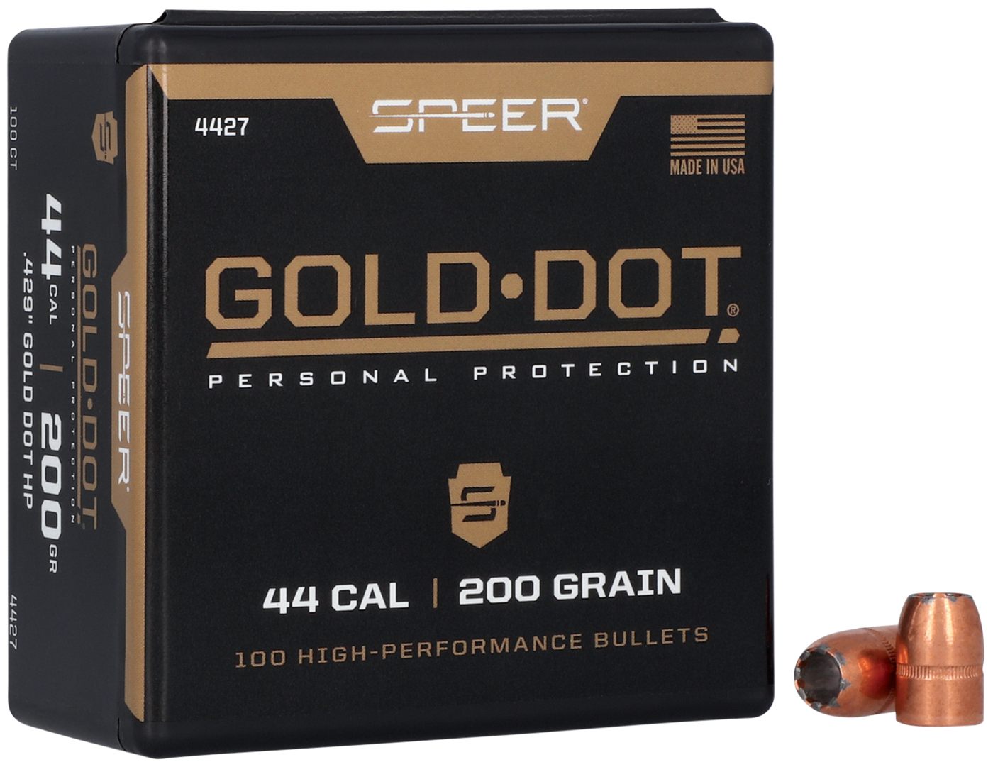 Speer Gold Dot Personal Protection Handgun Bullets .44 Special .429in 200 g